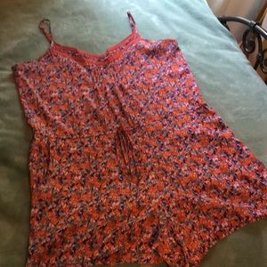 Patterned romper